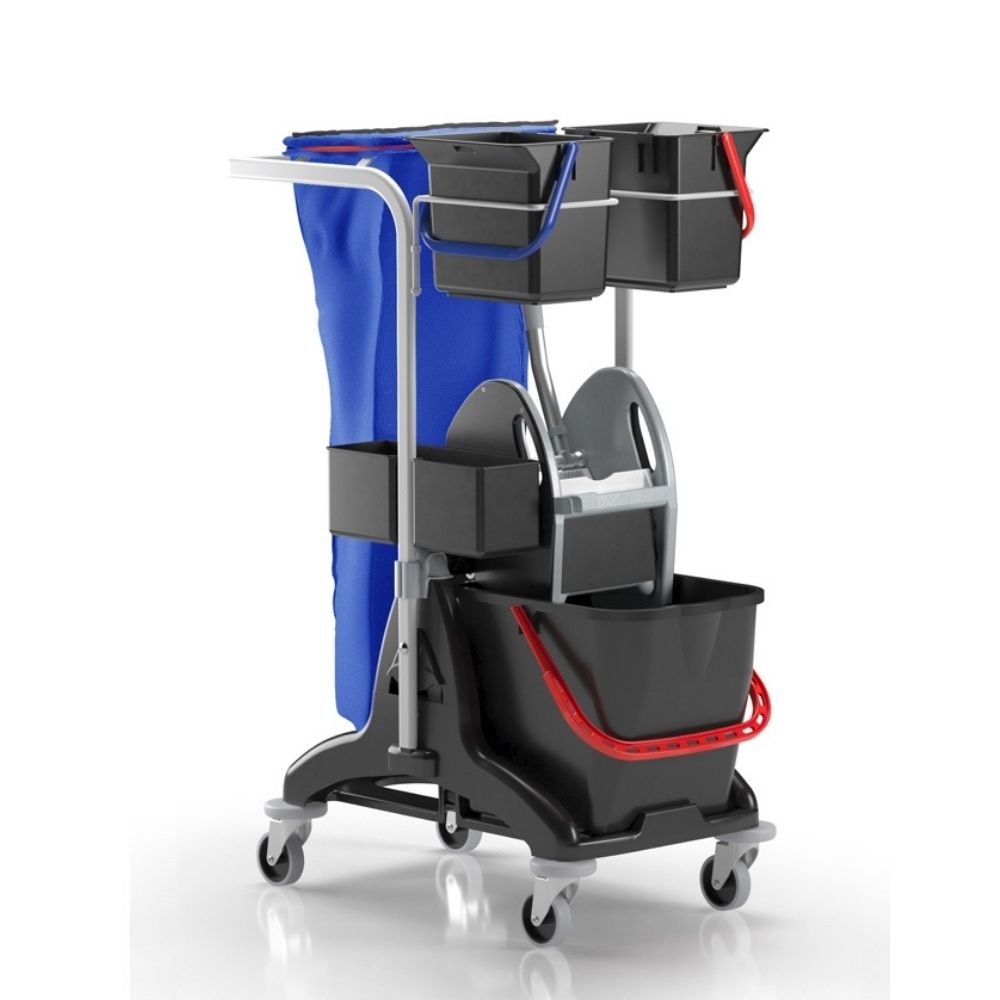 00550.01R HOUSEKEEPING CLEANING TROLLEY - 3P COMPACT PULEX - Image 1