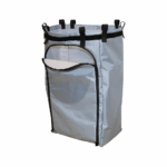 BAG WITH ELASTIC 120LT GREY WITH ZIPPER