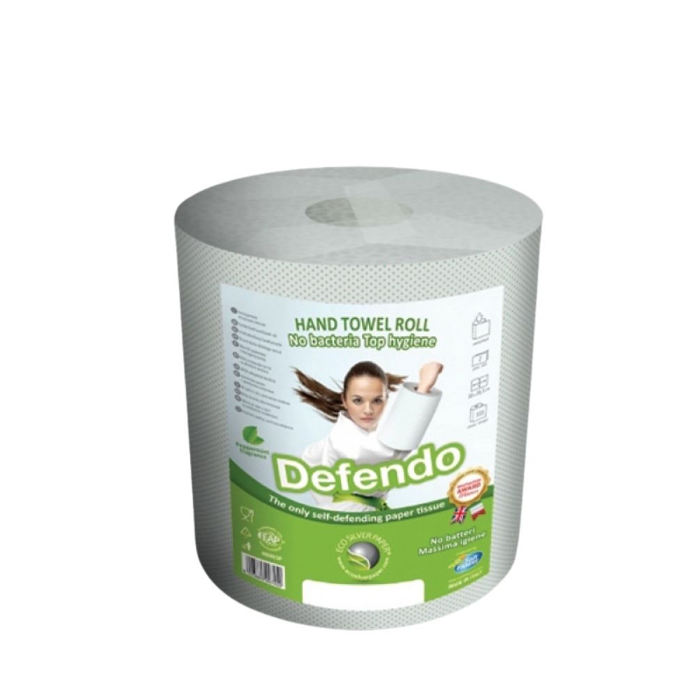 32994.650 ΑΝΤΙΜΙΚΡΟΒΙΑΚΗ ΧΕΙΡΟΠΕΤΣΕΤΑ ΡΟΛΟ ECO SILVER PAPER - Image 1