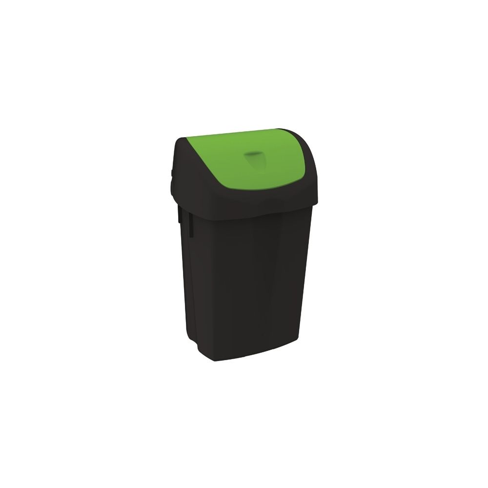 35550.BISL_.BL25 ΚΑΔΟΣ ΑΠΟΡΡΙΜΜΑΤΩΝ ΠΑΛΛΟΜΕΝΟΣ ΜΑΥΡΟΣ IPC 25LT - Image 1