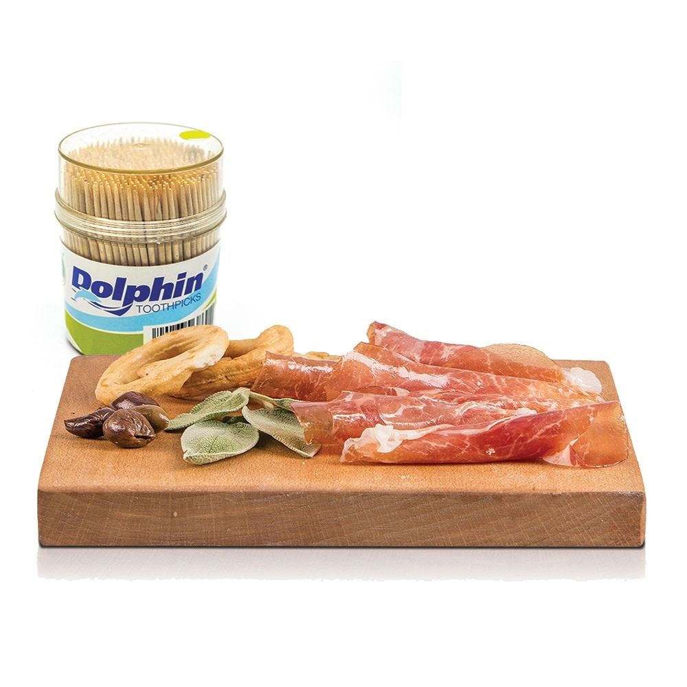 38.19.05.ΒΑΡΕΛ TOOTHPICKS DOLPHIN IN A BARREL 500PCS - Image 1