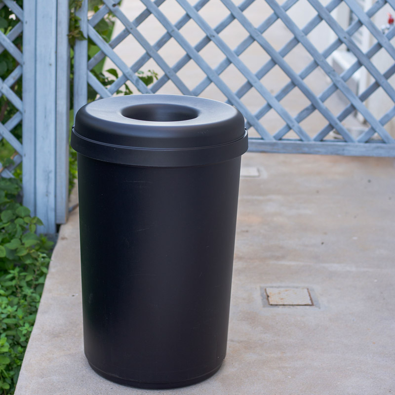 basic-bin-open-top-black ΚΑΔΟΣ ΑΠΟΡΡΙΜΜΑΤΩΝ 60LT ΠΛΑΣΤΙΚΟΣ ΑΠΛΟΣ